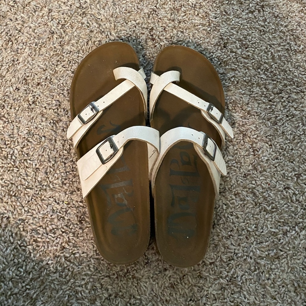 white sandles